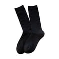 thumbnail image 1 of asjyhkr Crew Socks for Women Stretchy Casual Everyday Wear Lightweight Soft Comfy Ribbed Athletic Calf Socks(One-size,Black), 1 of 2