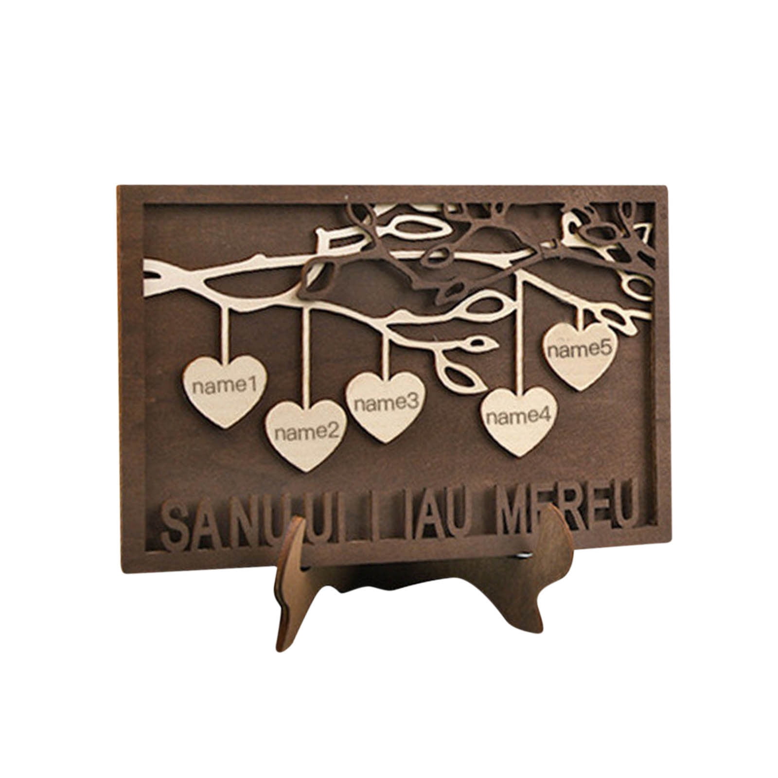 asjyhkr Gifts for Mom Personalized Family Tree Sign with Custom Names ...