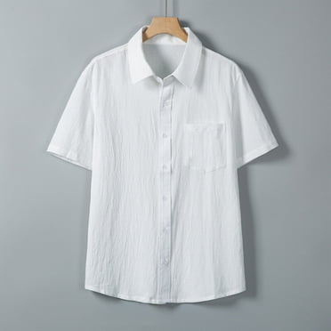 Hawaiian Shirt For Men, Sardine Casual Summer Beach Shirts Mens Short Sleeve Button Shirts