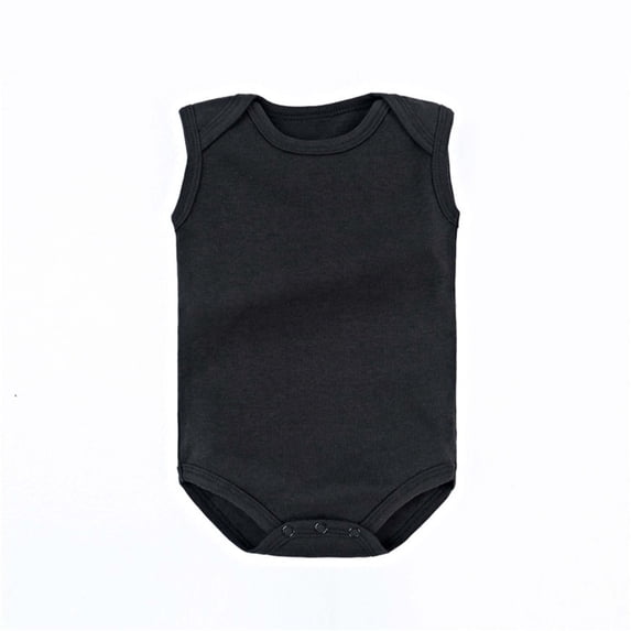 asjyhkr Infant Bodysuits Sleeveless Tank Jumpsuits Summer Comfy Dailywear Toddlers Boys Girls Rompers 0-24 Months