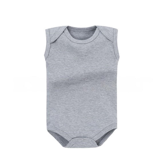 asjyhkr Infant Bodysuits Sleeveless Tank Jumpsuits Summer Comfy Dailywear Toddlers Boys Girls Rompers 0-24 Months