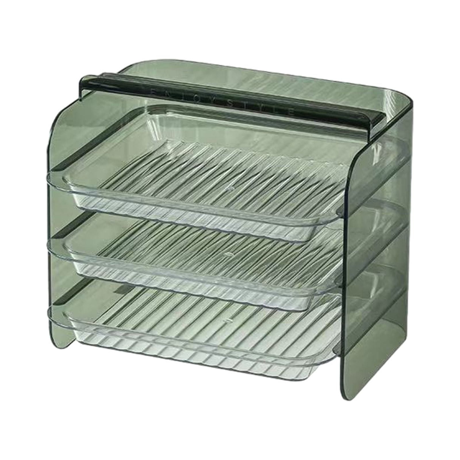 asjyhkr Kitchen Multi-functional Side Dish Rack Food Storage Racks Meal ...