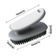 thumbnail image 1 of asjyhkr Laundry Scrub Brush Soft Bristle Brush Shoe Cleaning Brush for Stains Clothes Scrubbing Brush Household Cleaning Tool for Bathroom Countertops Bathtubs, 1 of 2