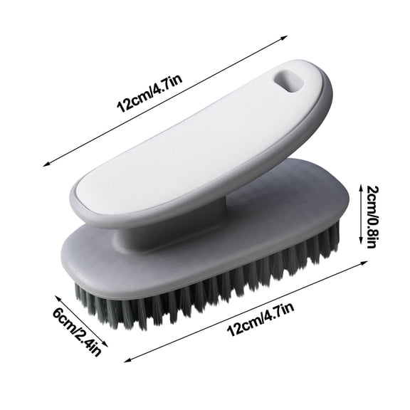asjyhkr Laundry Scrub Brush Soft Bristle Brush Shoe Cleaning Brush for Stains Clothes Scrubbing Brush Household Cleaning Tool for Bathroom Countertops Bathtubs
