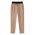 thumbnail image 1 of asjyhkr Mens Athletic Pants Color Block Elastic Waist Drawstring Casual Loose Fashion Breathable Gym Workout Running Pants with Pockets, 1 of 1