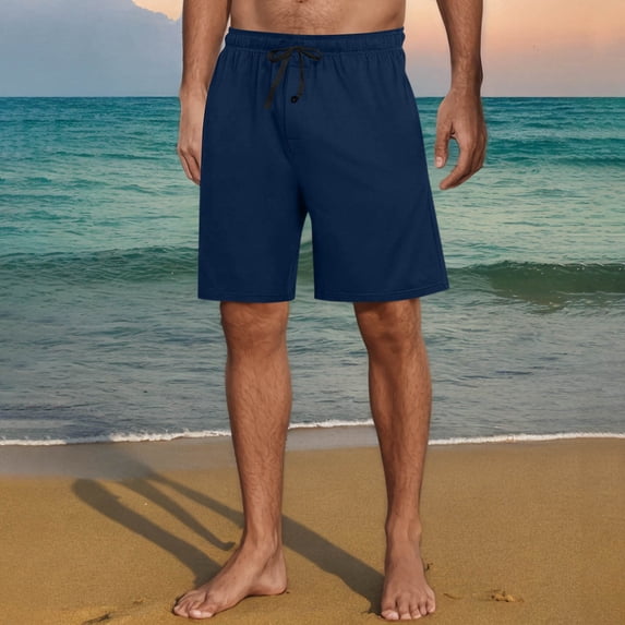 asjyhkr Mens Athletic Shorts Casual Cotton Drawstring Elastic Waist Summer Basketball Tennis Hiking Shorts with Pockets