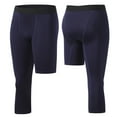 thumbnail image 1 of asjyhkr Mens Basketball Gym Pants Base Layer Stretch Yoga Leggings for Athletic Running, 1 of 4