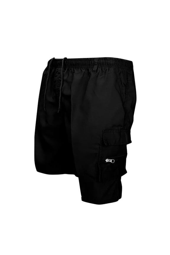 Mens Casual Twill Cargo Shorts Cotton Drawstring Drawstring Classic Cargo Stretch Shorts with 6 Pockets