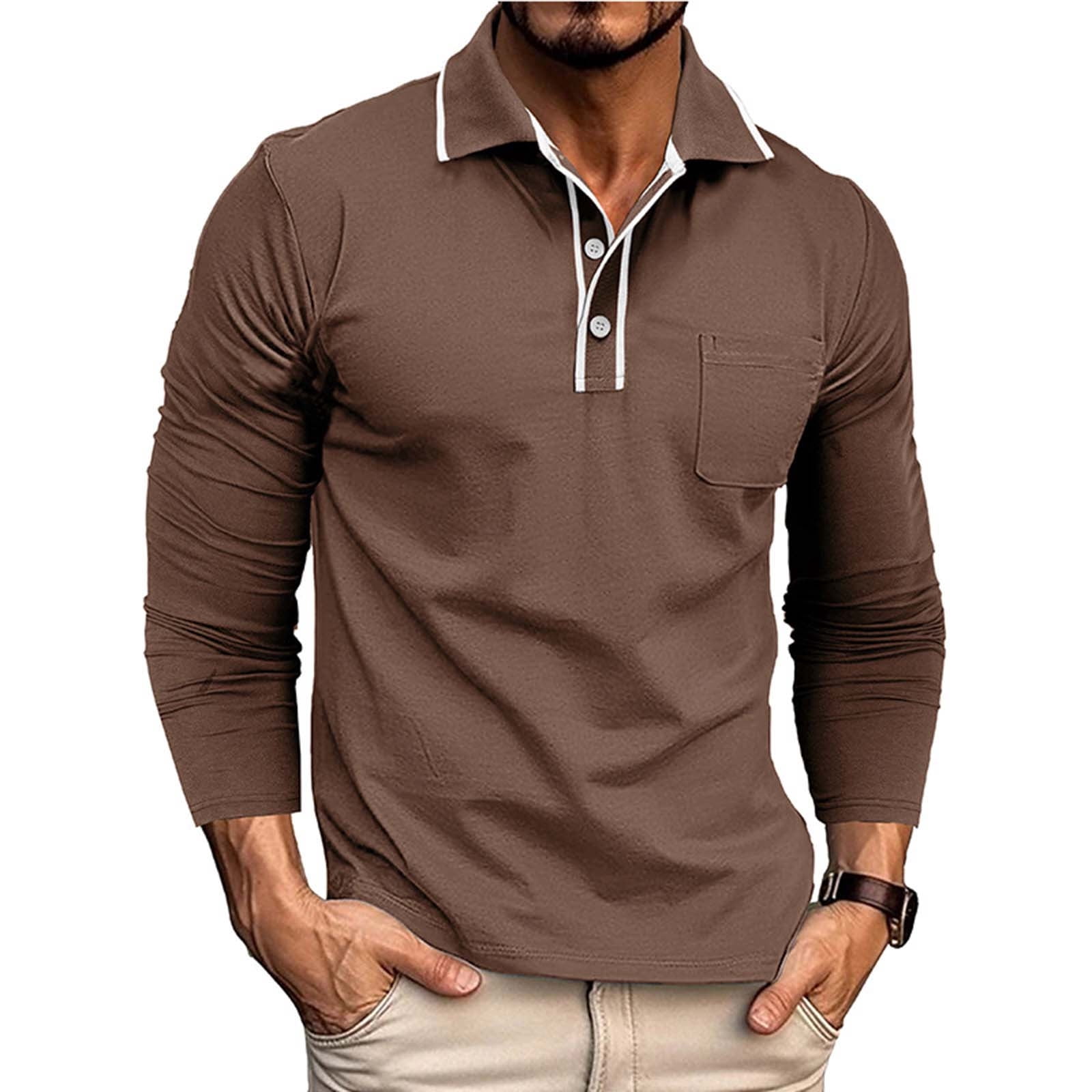 mens crew neck dress shirts Womens Fashion Mens Long Sleeve Pullover Tops Casual Crew Neck Button Down  T-Shirts Regular Fit Basic Plain Soft Stretch Cotton Shirts Army Green at  Amazon Men's Clothing store