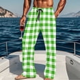 thumbnail image 1 of asjyhkr Mens Flannel Pajama Pants with Pockets Drawstring Comfy Soft Homewear Lounge Pjs Pants, 1 of 6
