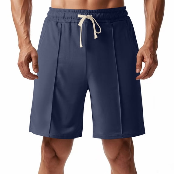 asjyhkr Mens Golf Shorts Casual Drawstring Elastic Waist Workout Running Athletic Shorts with Pockets,S-3XL