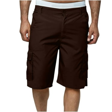 asjyhkr Mens Oversized Cargo Shorts Casual Low Waistband Summer with Multi Pockets Classic Cargo Stretch Shorts