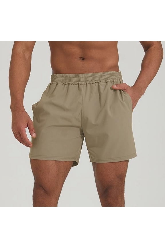 Mens Running Gym Shorts 5 Inch Inseam Quick Drying Quick Drying Breathable Athletic Shorts with Pockets