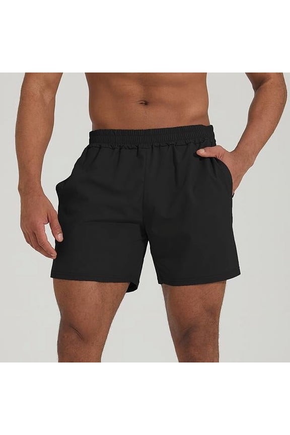 Mens Running Gym Shorts 5 Inch Inseam Quick Drying Quick Drying Breathable Athletic Shorts with Pockets
