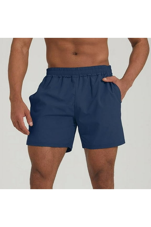 Mens Running Gym Shorts 5 Inch Inseam Quick Drying Quick Drying Breathable Athletic Shorts with Pockets