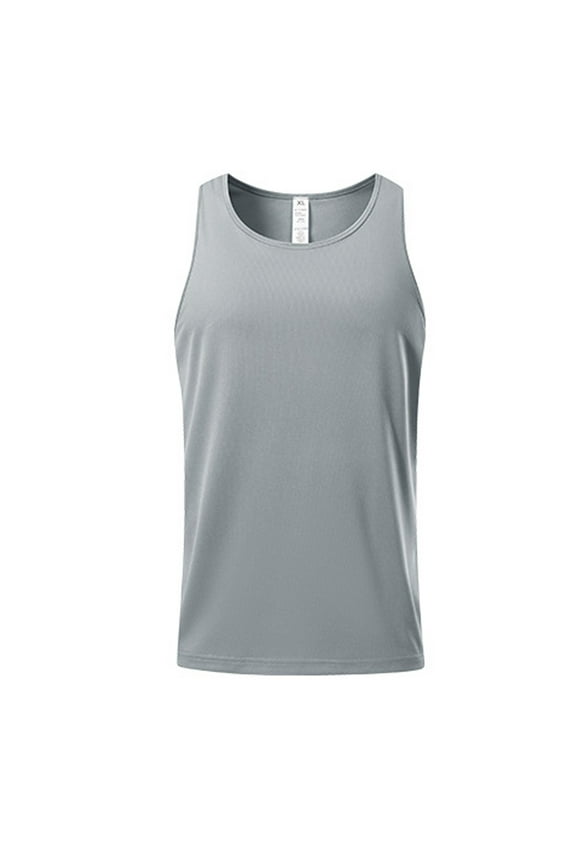 Mens Running Sport Tank Tops Quick Drying Gym Workout Spandex Quick Drying Undershirts Basketball