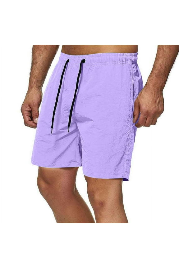 Mens Shorts Casual Loose Athletic Runing Workout Gym Shorts with Pockets Drawstring Stretch Sports Shorts