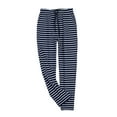 thumbnail image 1 of asjyhkr Mens Sleep Pants Striped Daily Loungewear Baggy Comfy Drawstring Waist Classic Casual Daily Wear Pants with Pockets(Large,Navy), 1 of 3