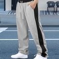 thumbnail image 1 of asjyhkr Mens Sweatpants Drawstring Elastic Waist Breathable Running Gym Workout Athletic Pants with Pockets, 1 of 7