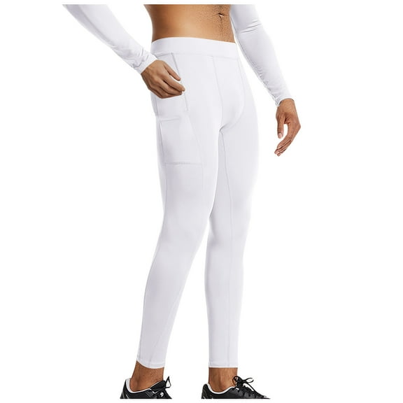 asjyhkr Mens Sweatpants Elastic Waist Leggings Tights Yoga Gym Running Pants with Pockets