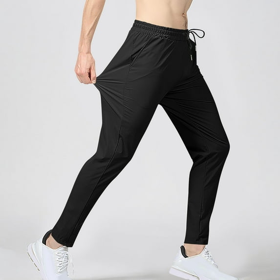 asjyhkr Mens Sweatpants with Zipper Pockets Joggers for Mens Athletic Pants for Workout,Jogging,Running(M-4XL)