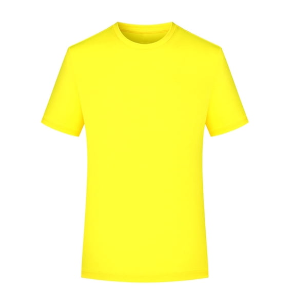 asjyhkr Mens T-Shirt Short Sleeve Quick-Drying Crew Neck Elastic Sports Athletic Running Work Out Gym Shirts