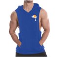 thumbnail image 1 of asjyhkr Mens Workout Gym Hoodie Sleeveless Shirts Summer Athletic Running Tshirts Basketball Tennis, 1 of 6