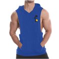 thumbnail image 1 of asjyhkr Mens Workout Gym Hoodie Sleeveless Shirts Summer Athletic Running Tshirts Basketball Tennis, 1 of 6