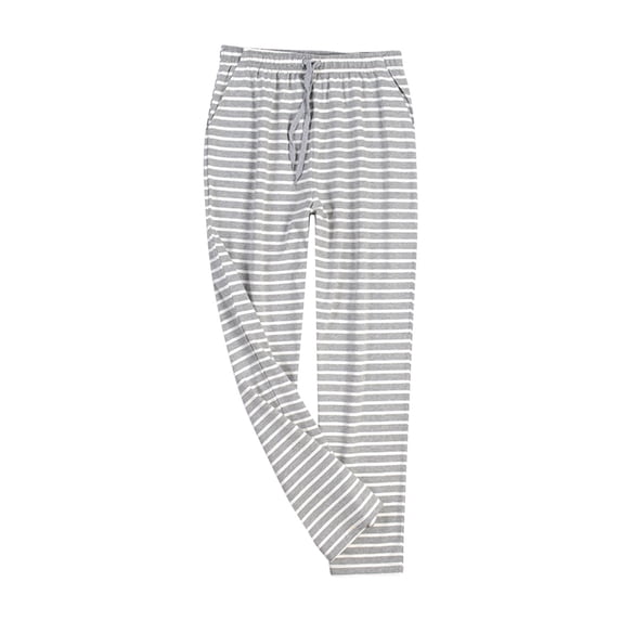 asjyhkr Pajama Pants for Men Striped Comfy Sleepwear Drawstring Waist Loungewear Loose Fitting Casual Comfy Pants(Large,Gray1)