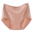 thumbnail image 1 of asjyhkr Period Underwear for Women High Waist Breathable Leakproof Seamless Lace Brief Soft Comforty Stretch Solid Color Panties, 1 of 3