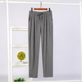 thumbnail image 1 of asjyhkr Plus Size Men Lounge Pants Lightweight Breathable Drawstring Elastic Pajama Pants with Pockets,L-4XL, 1 of 4