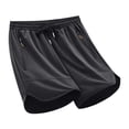 thumbnail image 1 of asjyhkr Plus Size Mens Athletic Shorts Drawstring Elastic Waist with Zipper Pockets Quick Drying Workout Shorts,M-5XL, 1 of 4