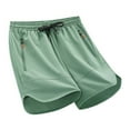 thumbnail image 1 of asjyhkr Plus Size Mens Athletic Shorts Drawstring Elastic Waist with Zipper Pockets Quick Drying Workout Shorts,M-5XL, 1 of 4