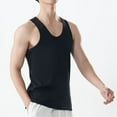 thumbnail image 1 of asjyhkr Plus Size Mens Athletic Tank Tops Lightweight Crew Neck Sleeveless Shirts for Running Gym Workout Basketball,S-4XL, 1 of 4