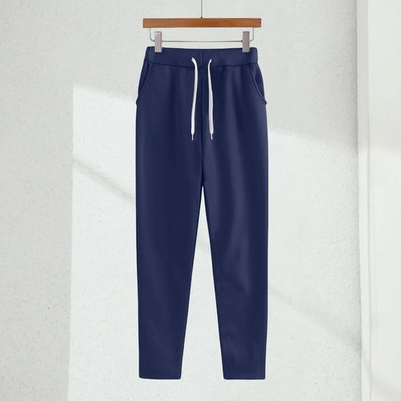 asjyhkr Plus Size Sweatpants Women Drawstring Elastic Waist Lightweight Running Gym Workout Pants with Pockets,S-4XL