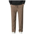 thumbnail image 1 of asjyhkr Plus Size Sweatpants for Men Corduroy Elastic Waist Drawstring Jogger Loose Casual Workout Gym Running Pants with Pockets,Size M-5XL, 1 of 1