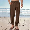 thumbnail image 1 of asjyhkr Plus Size Sweatpants for Men Drawstring Elastic Waist Casual Loose Breathable Running Workout Gym Pants with Pockets,S-4XL, 1 of 6
