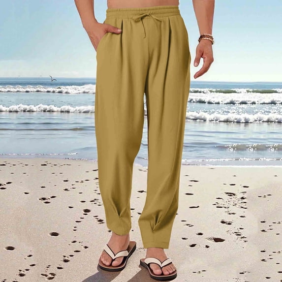 asjyhkr Plus Size Sweatpants for Men Drawstring Elastic Waist Casual Loose Breathable Running Workout Gym Pants with Pockets,S-4XL