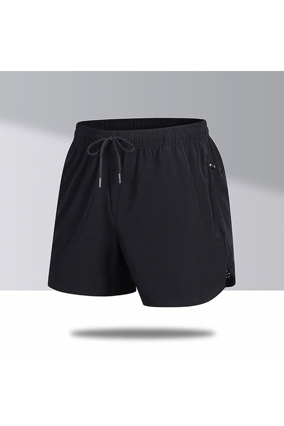 Plus Size Workout Runing Shorts for Men 5 Inch Inseam Gym Shorts with Pockets(L-5XL)