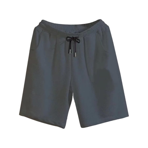 asjyhkr Running Shorts for Men Athletic Casual Elastic Waist Drawstring Basketball Lightweight Loose Fitting Gym Shorts(XX-Small,Dark Gray)