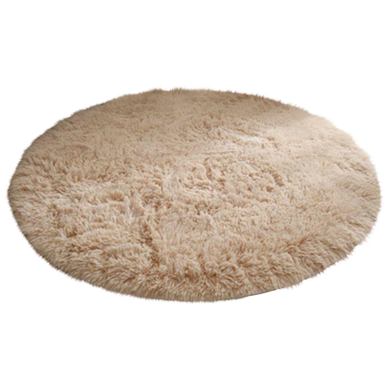 asjyhkr Soft Round Area Rug for Bedroom Modern Fuzzy Circle Rug for