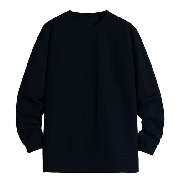 asjyhkr Sweaters for Men Knit Crew Neck Long Sleeve Pullover Casual Hiking Outdoor Vacation Sweater
