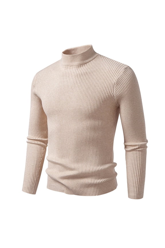 Sweaters for Men Long Sleeve Crew Neck Knit Striped Pullover Casual Thermal Running Gym Workout Fall Winter Sweaters