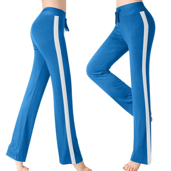 asjyhkr Sweatpants Women Drawstring High Waist Stretch Yoga Pants Breathable Running Workout Gym Pants with Pockets