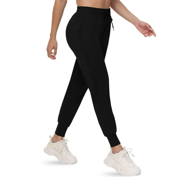 asjyhkr Sweatpants Women Elastic Waist Jogger Drawstring Running Gym Yoga Pants with Pockets