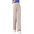 thumbnail image 1 of asjyhkr Sweatpants Women High Waist Drawstring Quick Drying Casual Loose Lightweight Breathable Hiking Workout Running Gym Pants, 1 of 8