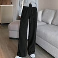 thumbnail image 1 of asjyhkr Sweatpants Women Wide Leg Drawstring High Waist Lightweight Running Workout Gym Athletic Pants with Pockets, 1 of 5