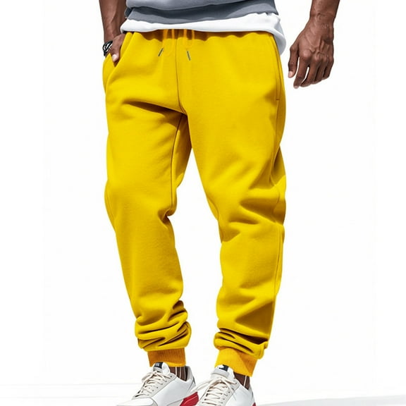 asjyhkr Sweatpants for Men Breathable Jogger Drawstring Elastic Waist Running Gym Workout Pants with Pockets