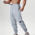 thumbnail image 1 of asjyhkr Sweatpants for Men Drawstring Elastic Waist Jogger Casual Solid Color Running Workout Gym Athletic Pants with Pockets, 1 of 6