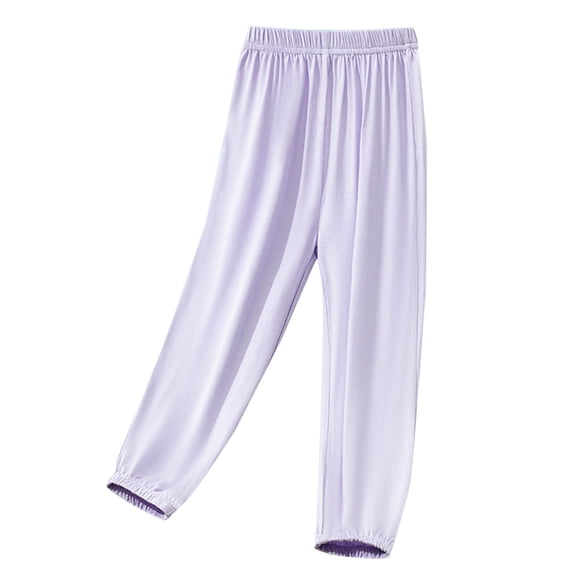 asjyhkr Toddler Kids Boys Girls Jogger Elastic Waist Pants 4-16 Years Casual Breathable Lightweight Comforty Soft Hiking Outdoor Workout Playing Solid Color Pants,Size 110-160